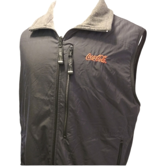 Coca Cola Vest Mens Reversible Work 
